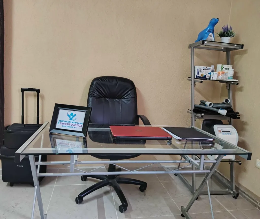 Oficina de la Asociación Mexicana de Fibrosis Quística en el Sureste